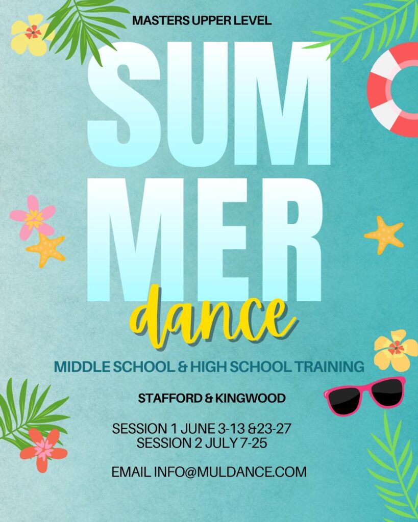 Masters Upper Level Summer Dance Masters Upper Level - Summer Dance